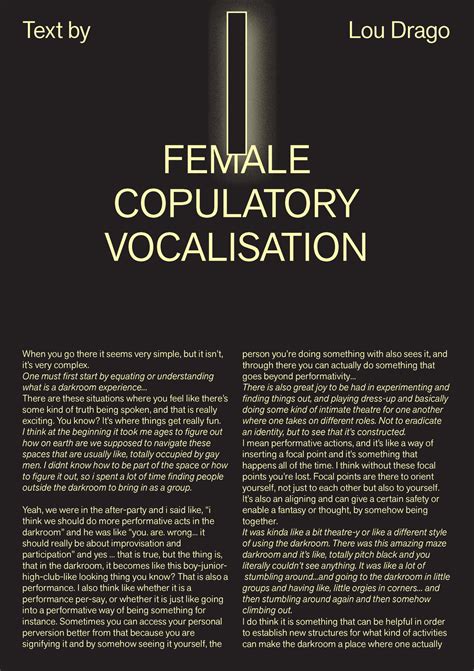 asian moaner|Female copulatory vocalizations .